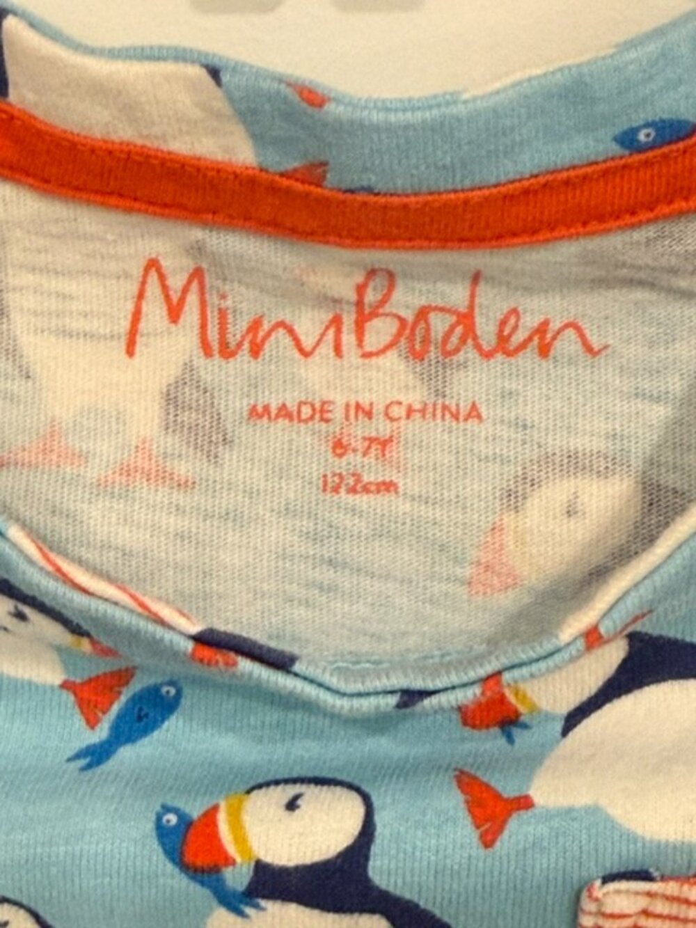 Mini Boden 6-7Y Puffin Long Sleeve Dress - Picture 3 of 3